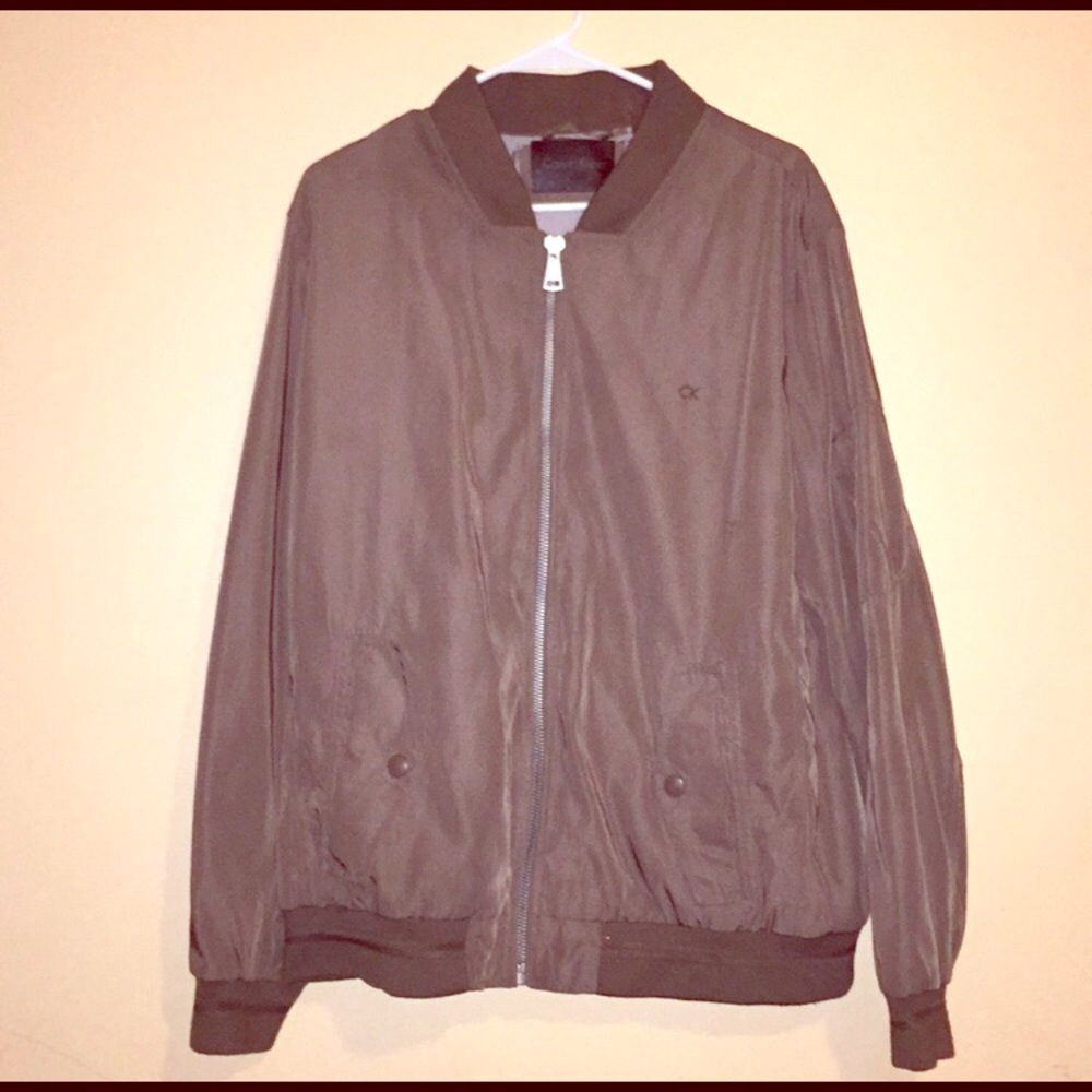 Calvin Klein bomber jacket size L